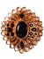 Gold Starburst Cocktail Ring AEBP10915 Indian Jewellery