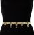 Champagne Pearl, Antique Saree Belt - turquoise (firozi) blue LALL11391 Indian Jewellery