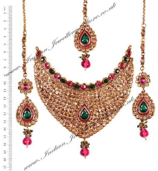 SIEEMA Necklace Set NAPC03688 Indian Jewellery