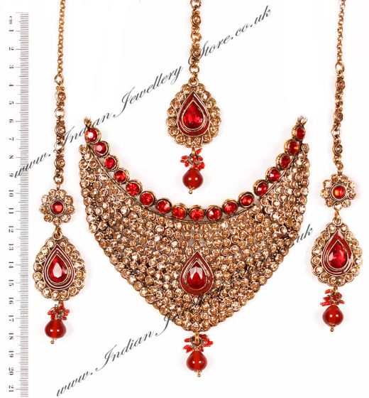 SIEEMA Necklace Set NARC03695 Indian Jewellery