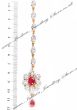 Ruby Small/Medium Indian Fine American Diamond Tikka ZGRA04361 Indian Jewellery