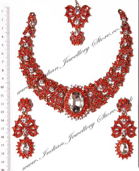AASHI Indian Necklace Set NAOC04187 Indian Jewellery