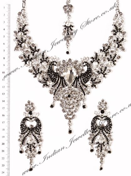 Peacock Indian Necklace Set NSBC03942 Indian Jewellery