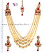 Pearl Multi-Layered Mala - Dashni NARL10661 Indian Jewellery