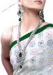 Silver Jhumar & Rani Haar set - RONA NSWK10540C Indian Jewellery