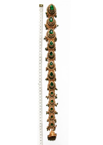 RASHMI Hair Choti - Bottle Green CGGK0934 Indian Jewellery