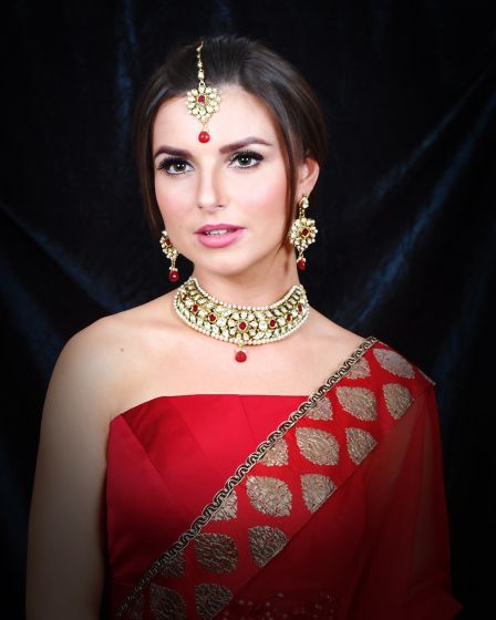 Kundan Choker Necklace Set BERK10720C Indian Jewellery