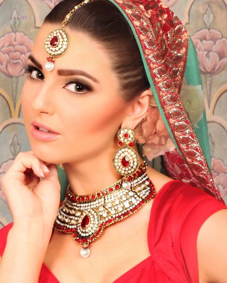 Indian Collar Necklace Set NARL10525C Indian Jewellery