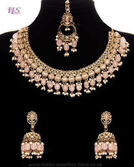 Traditional Indian CZ Diamond Antique Jewellery NAPA12095 Indian Jewellery
