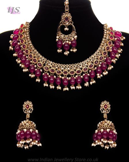 Traditional Indian CZ Diamond Antique Jewellery NARA12097 Indian Jewellery