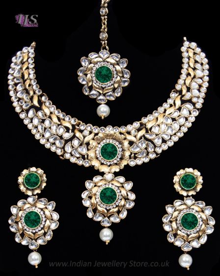 JASMINE Necklace Set NAGK0653 Indian Jewellery