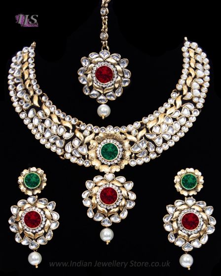 JASMINE Necklace Set NAAK02574 Indian Jewellery