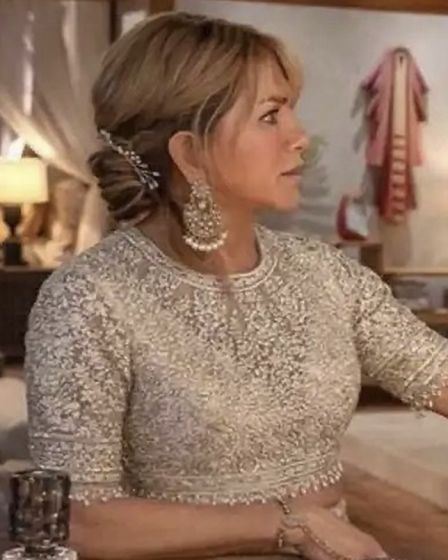 Manish Malhotra Inspired Earrings & Tikka Jewellery IANL11990 Indian Jewellery