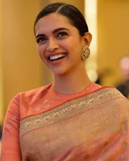 Deepika Padukone Large Stud Earrings EAPA12197C Indian Jewellery