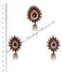 Isla Pendant & Earrings NARA10126 Indian Jewellery