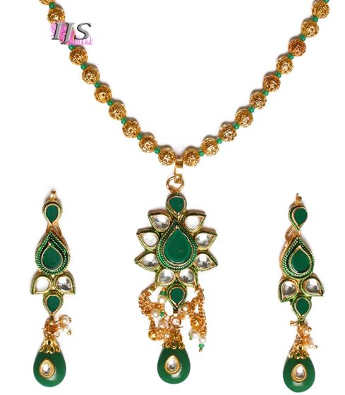 Kundan Pendant Set NAGK04744 Indian Jewellery