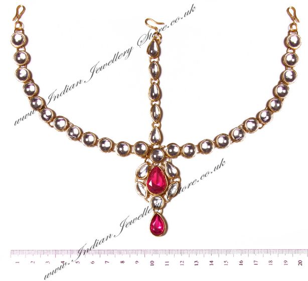 KUSHI Kundan Matha-Patti DAPK03308 Indian Jewellery