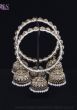 2x Antique Asian Indian Triple Jhumki Kangan Churi Bangles 2.6 WANP12254 Indian Jewellery