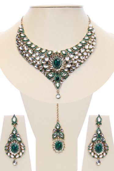 Nisha Indian Bridal Jewellery NAGK03980 Indian Jewellery