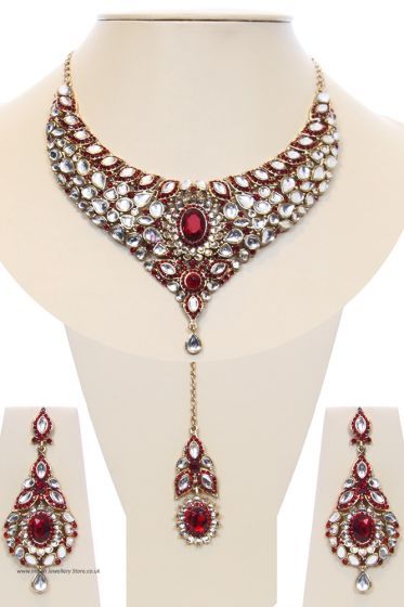 Nisha Indian Bridal Jewellery NARK03982 Indian Jewellery