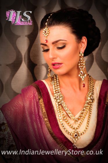 Spectacular Kundan Haar NAWK10651 Indian Jewellery