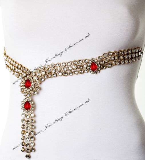 ALEENA Kundan Saree Belt LARK0721 Indian Jewellery