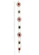 Pearl & Kundan Asian Plait Jewellery - Red & Green CAMK04137 Indian Jewellery