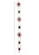 Pearl & Kundan Asian Plait Jewellery - Purple & Green CAMK04139 Indian Jewellery
