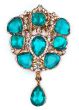 Mughal Inspired Pin XALC04256 Indian Jewellery