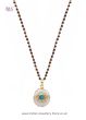 Eye of Protection, Trending Pearl Modern Mangalsutra Pendant Necklace MEWL12327 Indian Jewellery