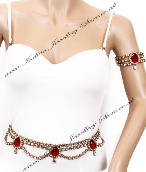 KAYA Saree Belt and Bajuband Set LARK0617 Indian Jewellery