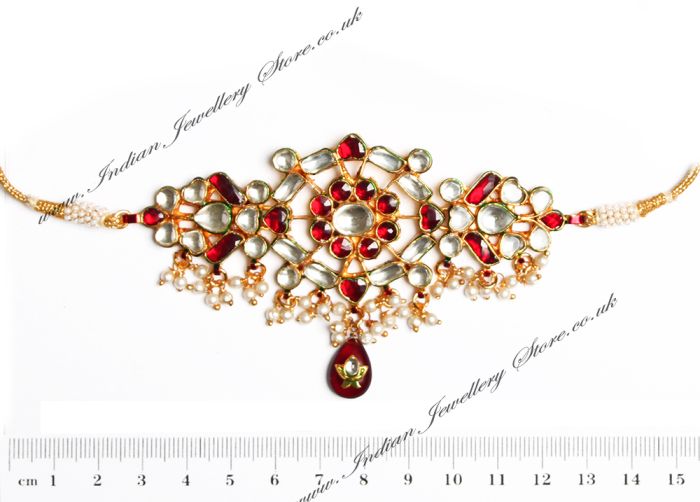 Mughal Large Bajuband VGRK04659 Indian Jewellery