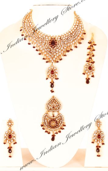Mirzan (in Kundan) Set BGRK03972 Indian Jewellery