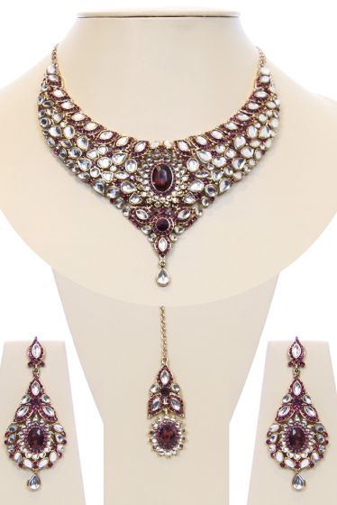 Nisha Indian Bridal Jewellery NAUK03978 Indian Jewellery