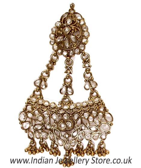 Antique Polki Mini Jhumar PGWP0288 Indian Jewellery