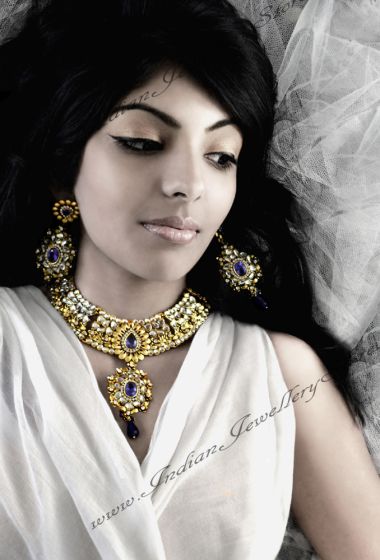 MIA Kundan Necklace Set NAWK10539C Indian Jewellery